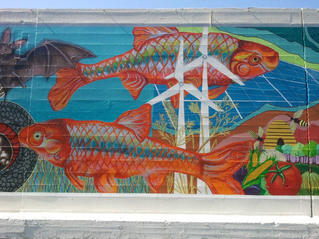 Part of the great mural wall of Topeka
