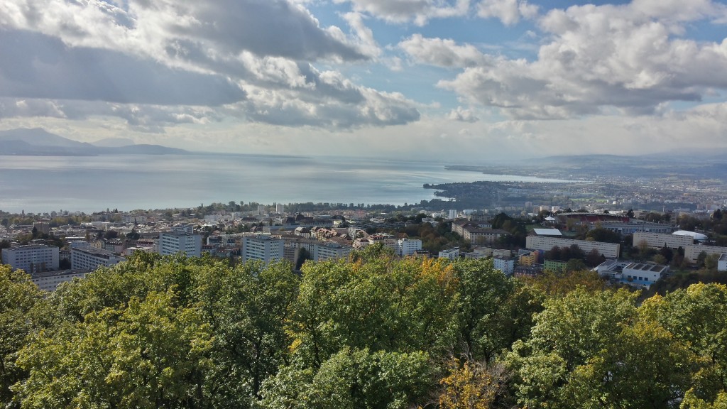 Lausanne, as seen from the Sauvabelin Tower