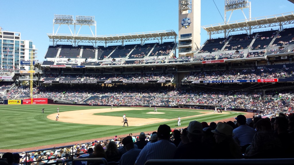 The Padres facing off against the Phillies
