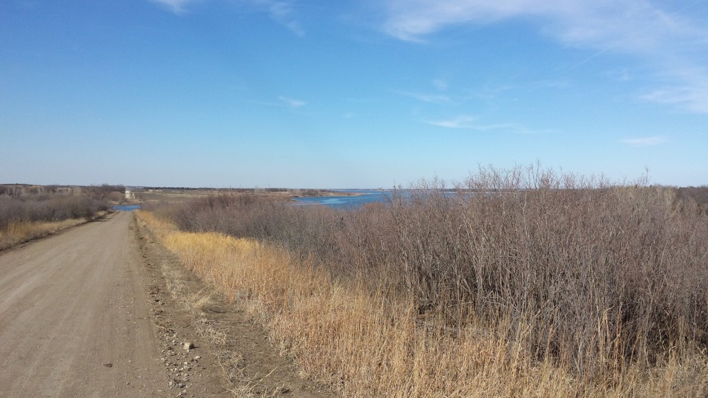 A classic Kansas geocaching scene