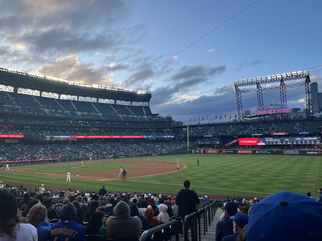 A view of T-Mobile Park.